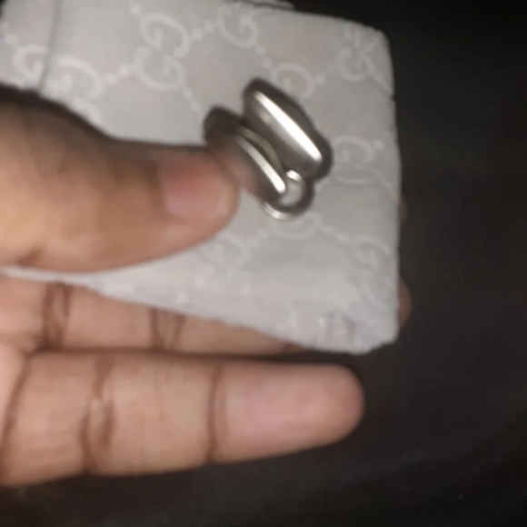 Salvatore Ferragamo silver double gancini cufflinks